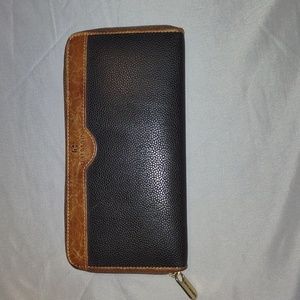 Authentic Vintage Balmain Pebbled Leather Wallet